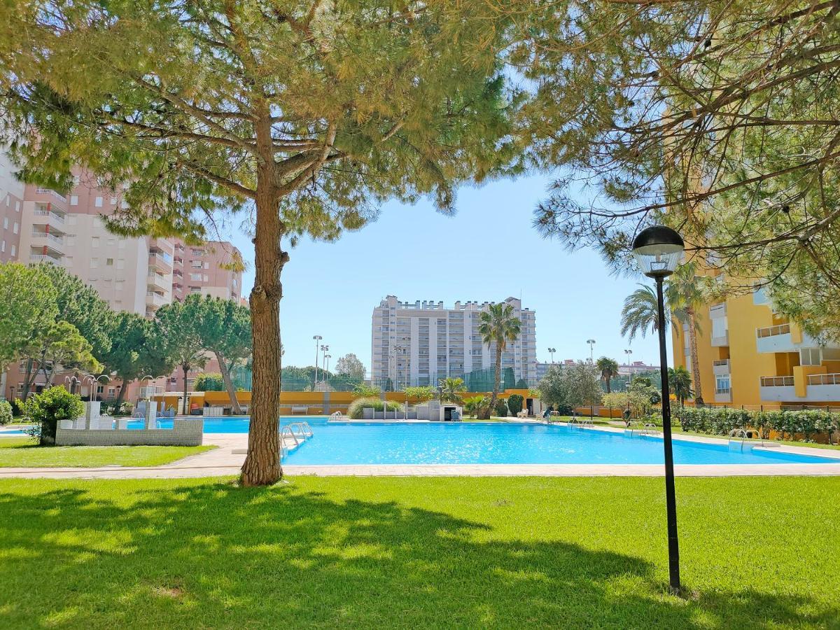Global Properties, Practico Apartamento Con Piscina En Residencial Brezo Canet Canet d'En Berenguer Exterior photo
